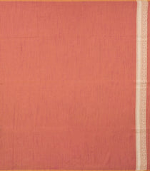 Light Peach Woven Art Dupion Saree With Floral Zari Motifs-BL5937