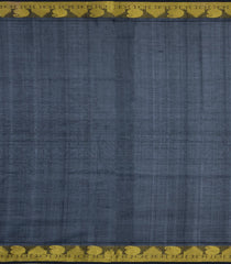Peach Handloom Silk Cotton Saree With Contrast Border-SC4701