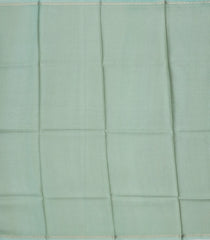 Cardamom Green Handloom Tussar Silk Saree With Printed Floral Motifs-TU2881