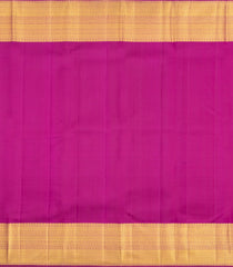 Mustard Handloom Korvai Kanchipuram Silk Saree With Silk Checks-KA16344