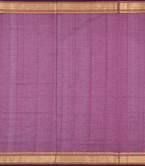 Magenta Handloom Silk Cotton Saree With Zari Border-SC4827