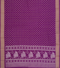 Magenta Printed Art Dola Silk Saree With Zari Checks & Border-BL5740