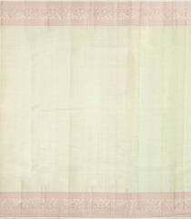 Pista Green Handloom Kanchipuram Silk Saree With Silk Thread Butta & Border-KA16264