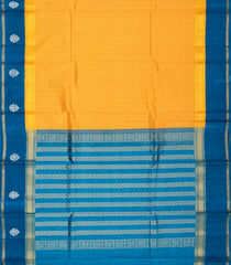 Sandal Handloom Chirala Silk Cotton Saree With Checks