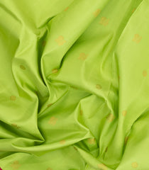 Light Green Handloom Korvai Kanchipuram Silk Saree With Zari Buttas-KA15370