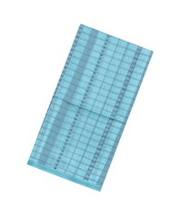 Turquoise Printed Kora Soft Silk Saree With Checks & Contrast Pallu-SO4732
