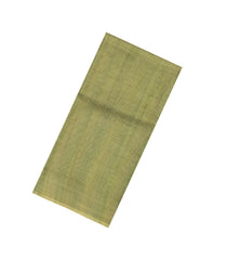 Cardamom Green Woven Tussar Tissue Silk Saree With Checks-TU3446