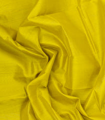 Lime Green Handloom Korvai Silk Cotton Saree With Contrast Border-SC4504