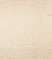 Cream Woven Art Linen Saree With Embroidered Buttas & Border-BL6034