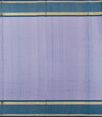 Grey Handloom Silk Cotton Saree With Buttas & Contrast Border-SC4591