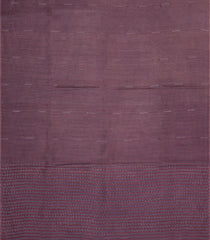 Lilac Woven Tussar Silk Saree With Stripes-TU3292