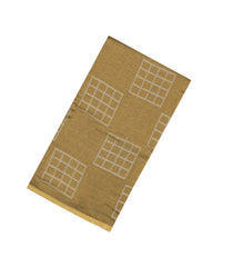 Beige Printed Art Chanderi Saree With Zari Border-BL5012