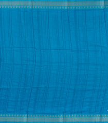 Sky Blue Printed Art Dola Silk Saree With Floral Motifs-BL5750