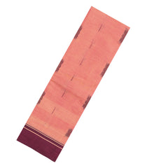 Peach Woven Rasipuram Cotton Saree With Buttas-RA2589
