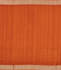 Orange Woven Synthetics Dola Silk Saree With Zari Border-BL5257