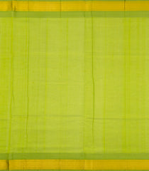 Midnight  Blue Handloom Korvai Silk Cotton Saree With Contrast Temple Border-SC3827