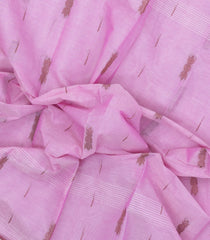 Light Pink Woven Rasipuram Cotton Saree With Floral Buttas-RA2564