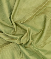 Cardamom Green Handloom Kanchipuram Silk Saree With Contrast Border-KA16332