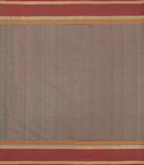 Green Handloom Silk Cotton Saree With Checks-SC4206