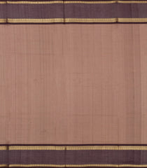 Dark Beige Handloom Silk Cotton Saree With Buttas-SC4311