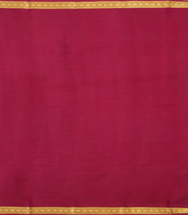 White Woven Mysore Silk Saree With Contrast Zari Border-MS3792