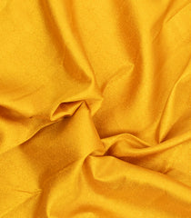 Yellow Handloom Korvai Kanchipuram Silk Saree With Floral Zari Motifs-KA15444