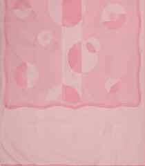 Baby Pink Printed Blended Exclusive Chanderi Saree With Jhalar-BL5827