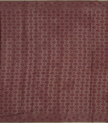 Mint Green Woven Tussar Silk Saree With Floral Motifs-TU3148