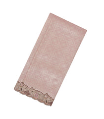 Baby Pink Woven Synthetic Blended Saree With Embroidered Border-EN2005