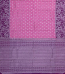 Bubble Gum Pink Handloom Kanchipuram Silk Saree With Butterfly Motifs - KA14646