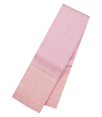 Baby Pink Handloom Kanchipuram Silk Saree With Dotted Zari Motifs-KA16606
