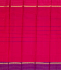 Yellow Handloom Soft Silk Saree With Stripes & Ganga Jamuna Border-SO4298