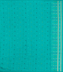 Aquamarine Woven Art Dupion Saree With Tie & Dye Motifs-BL5898