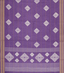 Lavender Printed Art Dola Silk Saree With Zari Stripes & Border-BL5791