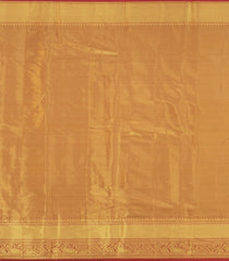 Gold Woven Tissue Silk Saree With Floral Zari Motifs-KA15565