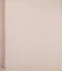 Dusty Peach Woven Blended Georgette Saree With Embroidered Floral Motifs-EN1865