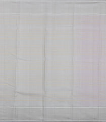 Lavender Handloom Korvai Kanchipuram Silk Saree With Grey Border-KA14712
