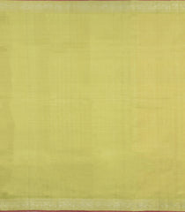 Bubblegum Pink Handloom Korvai Kanchipuram Silk Saree With Stripes-KA15793