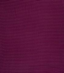 Burgundy Woven Mysore Silk Saree With Zari Stripes-MS3449