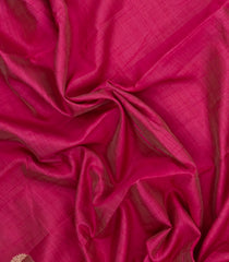 Magenta Woven Art Tussar Silk Saree With Mango Buttas-SY0549