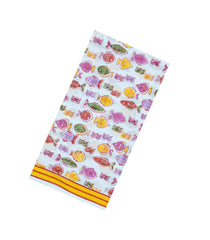 Off White Printed Jaipur Cotton Saree With Fish Motifs-JC1645