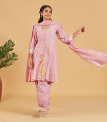 Mauve Short Kurta Set