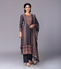 Black printed festive kurta set-RC5591