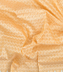 Sandal Handloom Banarasi Organza Silk Saree With Floral Motifs-BE1841