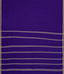 Purple Woven Mysore Silk Saree With Mango Border-MS3375