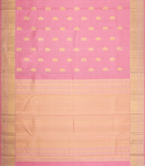 Baby Pink Handloom Kanchipuram Silk Saree With Annam Buttas-KA16322