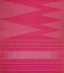 Magenta Handloom Soft Silk Saree With Temple Stripes-SO4655