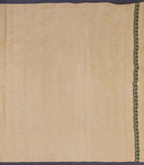 Beige Handloom Bengal Cotton Saree With Annam Motifs-BG1830