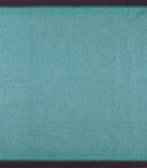 Teal Woven Rasipuram Cotton Saree With Floral Buttas-RA2557