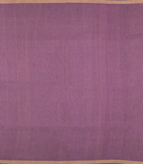 Lilac Woven Tussar Silk Saree With Wave Motifs & Zari Border-TU3542